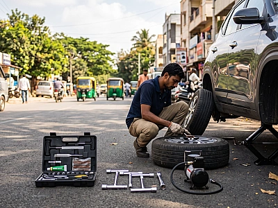 On-Site Puncture & Tyre Swap